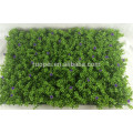 real touch 40*60cm green artificial grass carpet with purple flowers